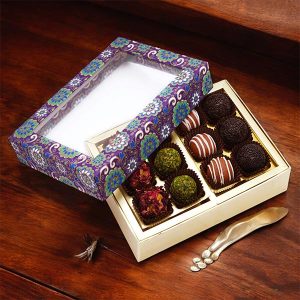 2 Part Printed Box of Exotic Sweets