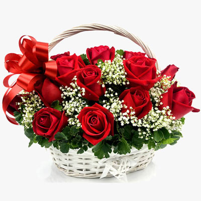Lovely Rose Basket  – Midnight Delivery