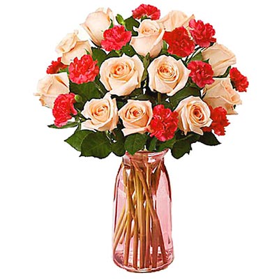 Elegant Flower Vase - Midnight Delivery