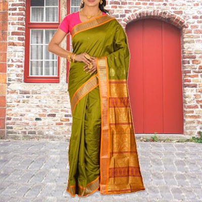 Striking Silk saree