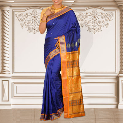 Bomkai Silk saree