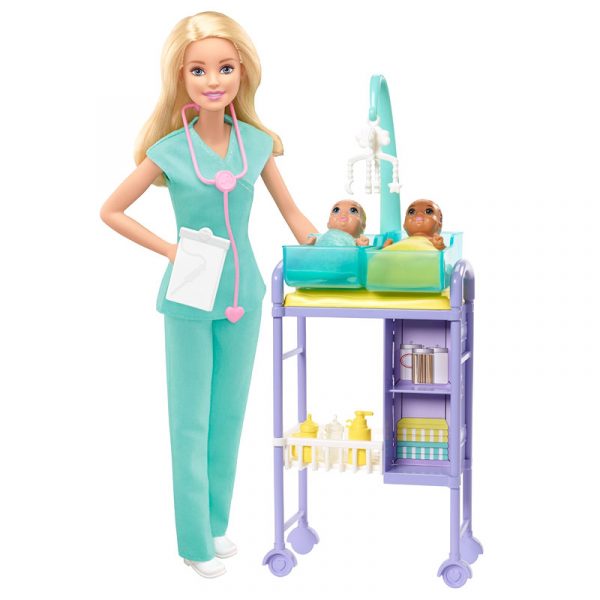 Baby Doctor Barbie Doll