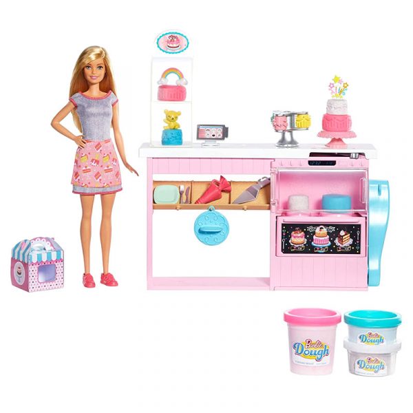 Cake Decorating Barbie Doll Playset