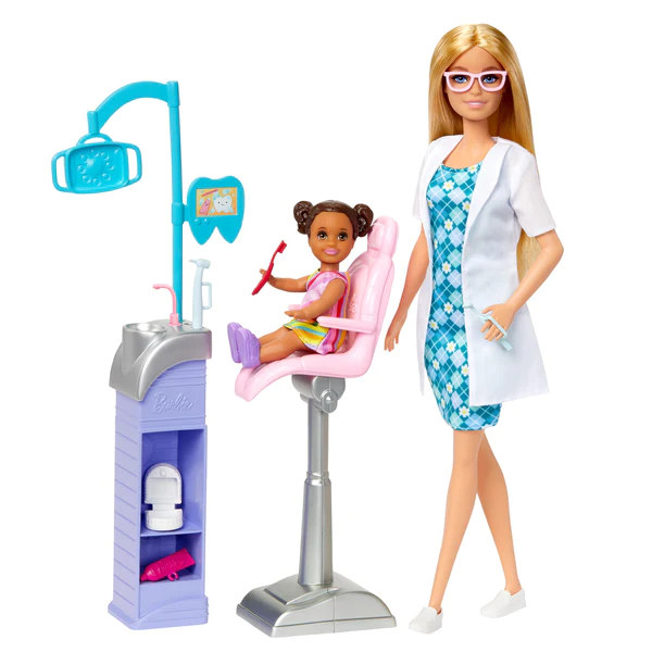 Barbie Careers Dentist Doll And Playset