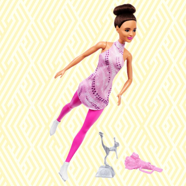 Barbie Careers Fashion Doll with Ice Skates and Trophy
