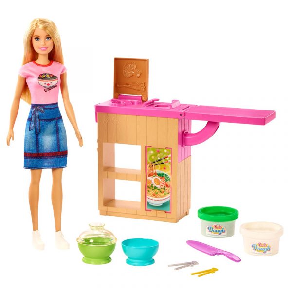 Noodle Maker Barbie Doll & Playset
