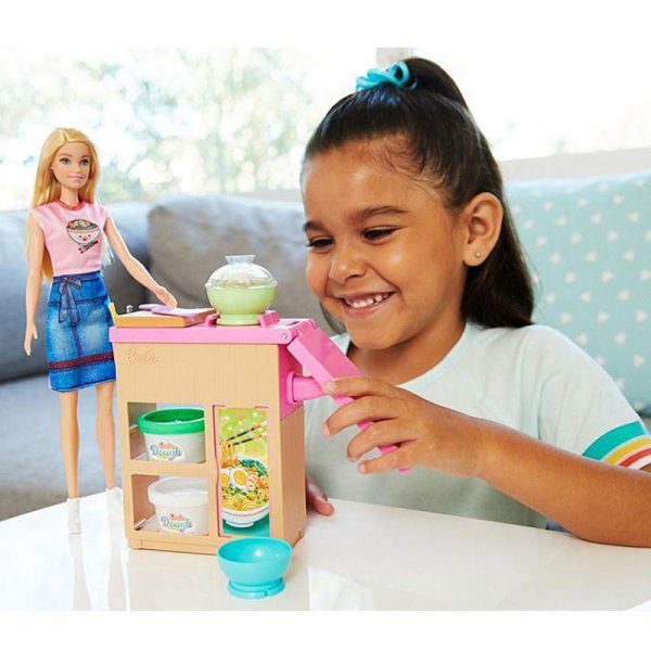 Noodle Maker Barbie Doll & Playset