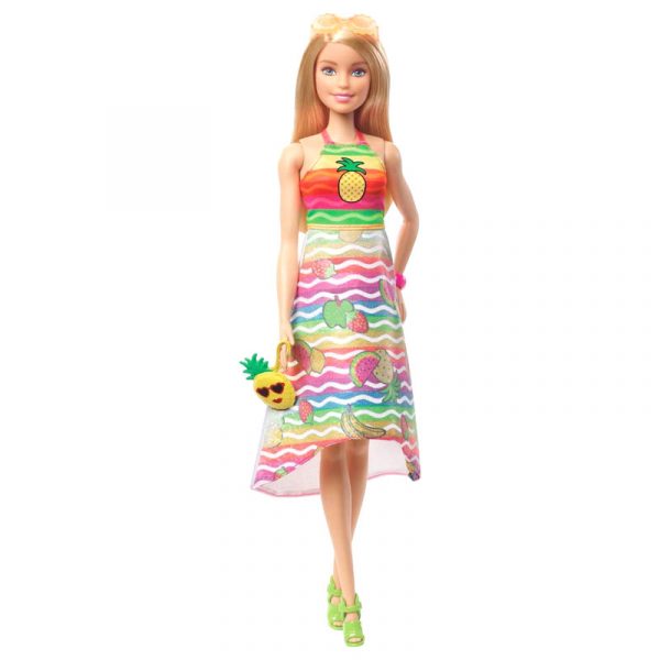 Barbir Crayola Rainbow Fruit Surprise Doll & Fashion