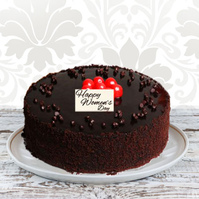 Eggless Chocolate Women's Day Cake