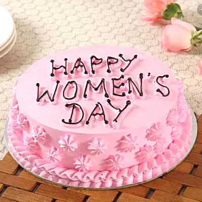 A Tasty Strawberry Women's Day Cake