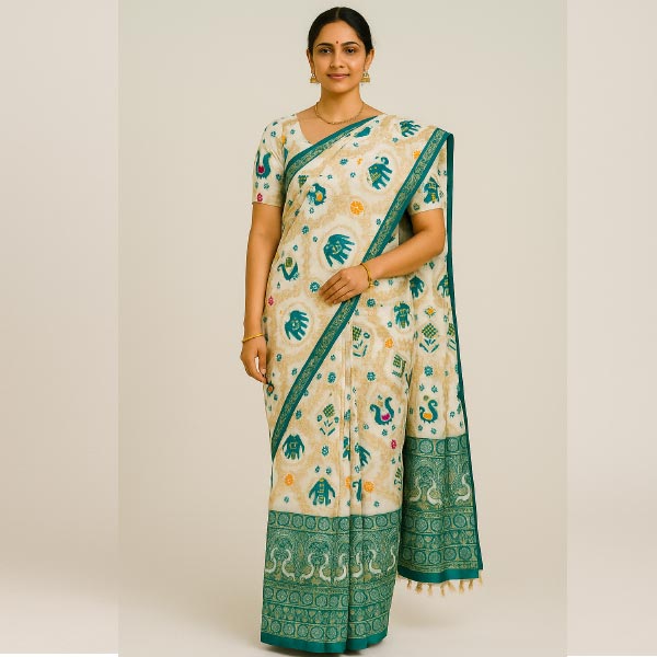 Glorious Designer Silk Saree