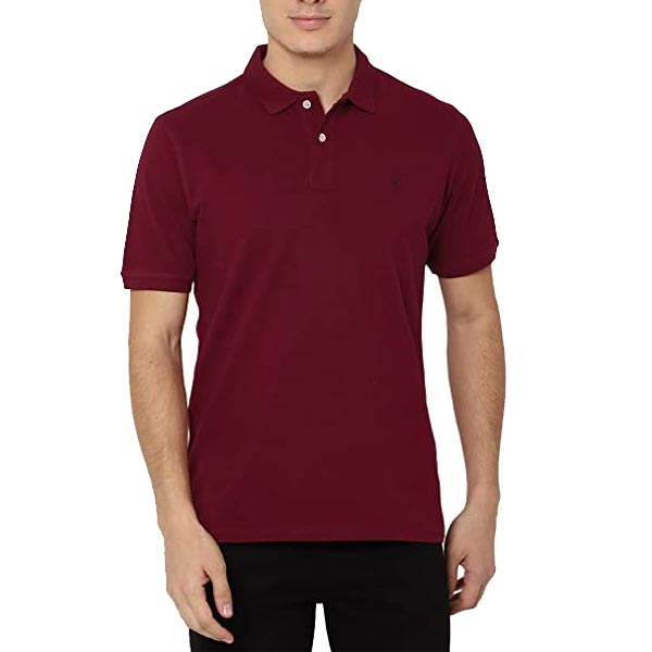Burgundy Polo T Shirt