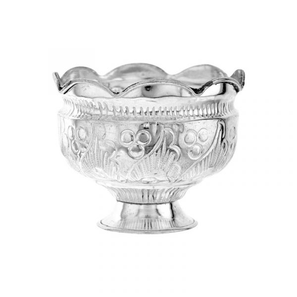 Silver Flower Bowl