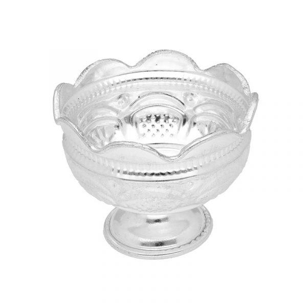 Silver Flower Bowl