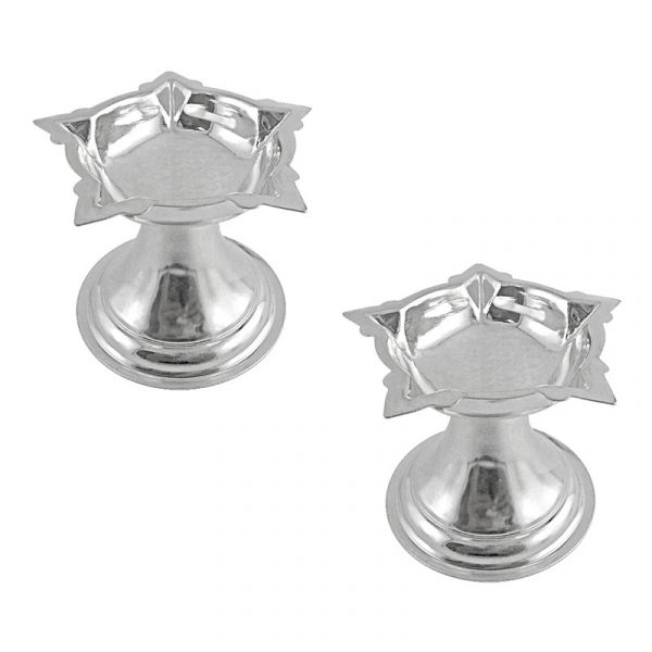 Puja Silver Diyas