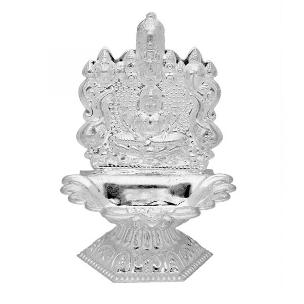 Beautiful Laxmi Silver Diya