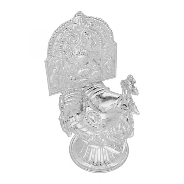 Ganesha Silver Diya