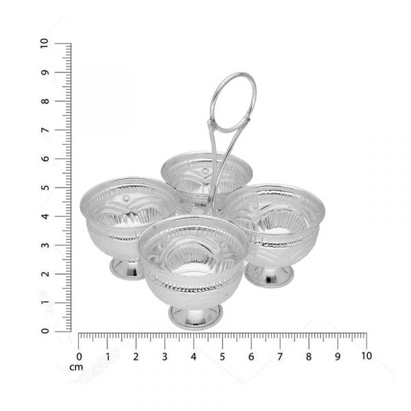 Haldi Kumkum Silver Holder