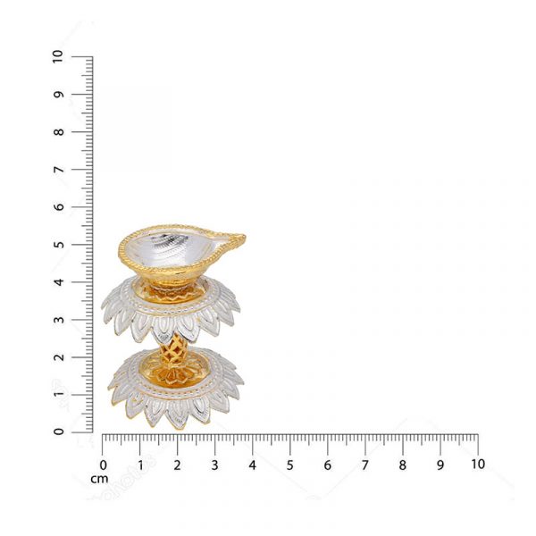 Designer Golden Silver Diya