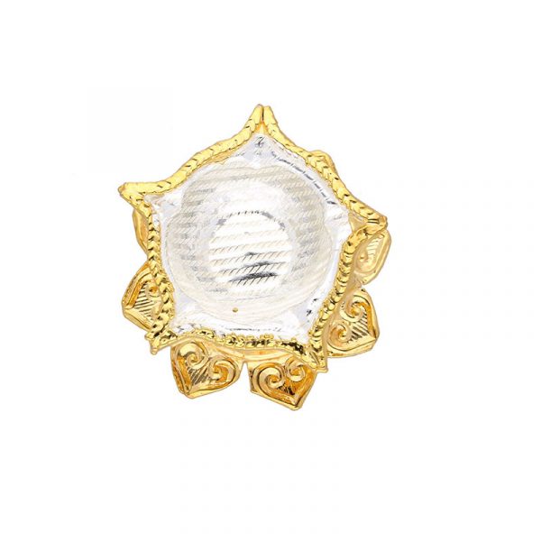 Golden Silver Diya