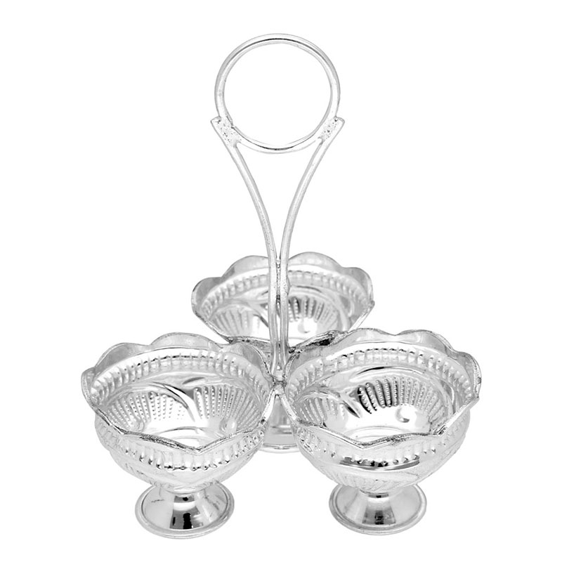 Silver Kumkum Holder