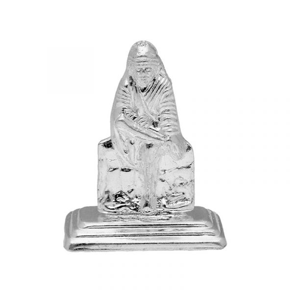 Lord Sai Baba Silver Idol