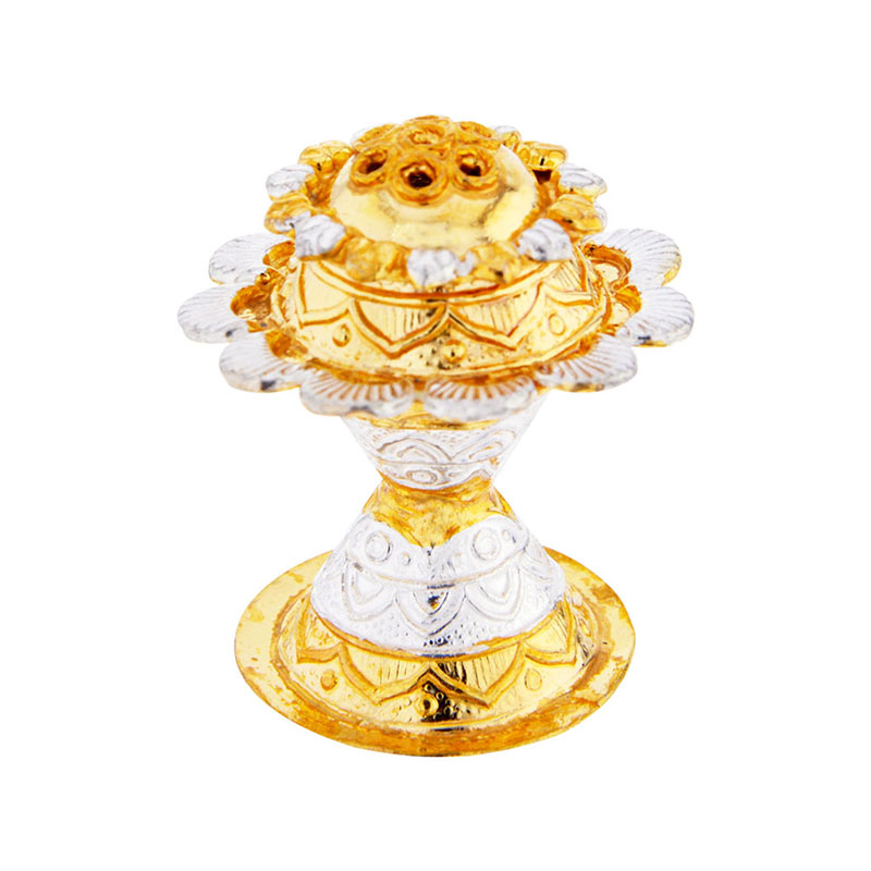 Designer Golden Silver Incense Stand