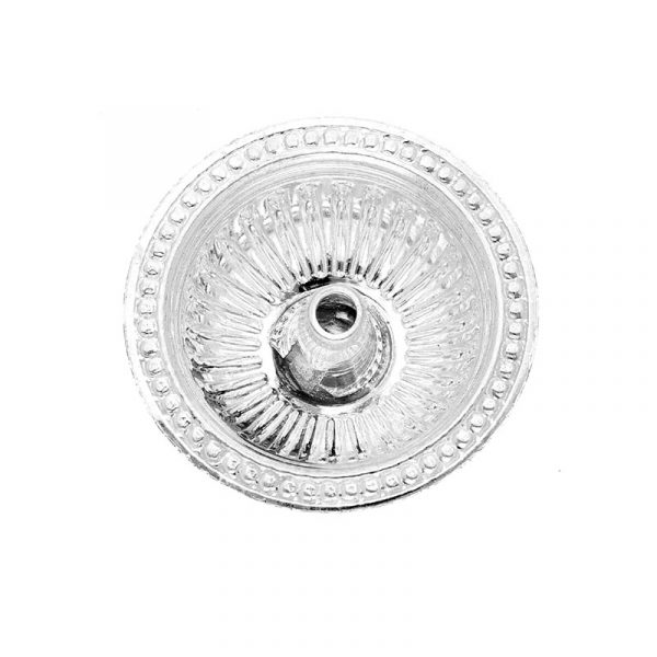 Flower Silver Diya