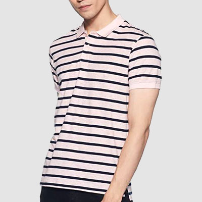 Half Sleeve Stripe Parx T-Shirt