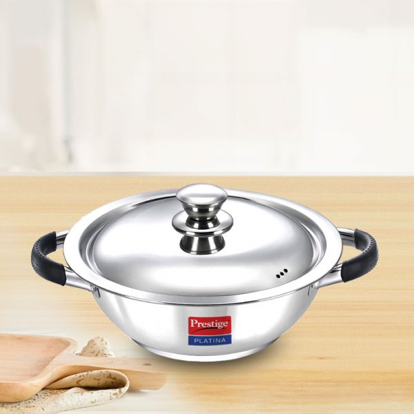 Prestige SS Platina Popular Kadai, 200 mm