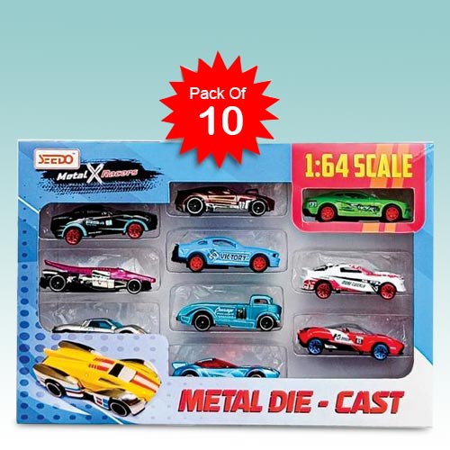 Seedo Metal Racing Cars Set of 10