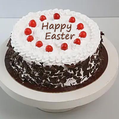Happy Easter Black Forest Cake