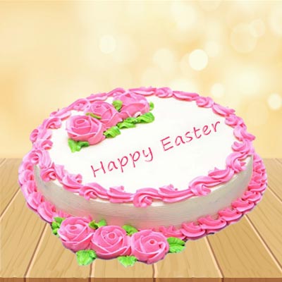 Strawberry Flavoured Easter Cake