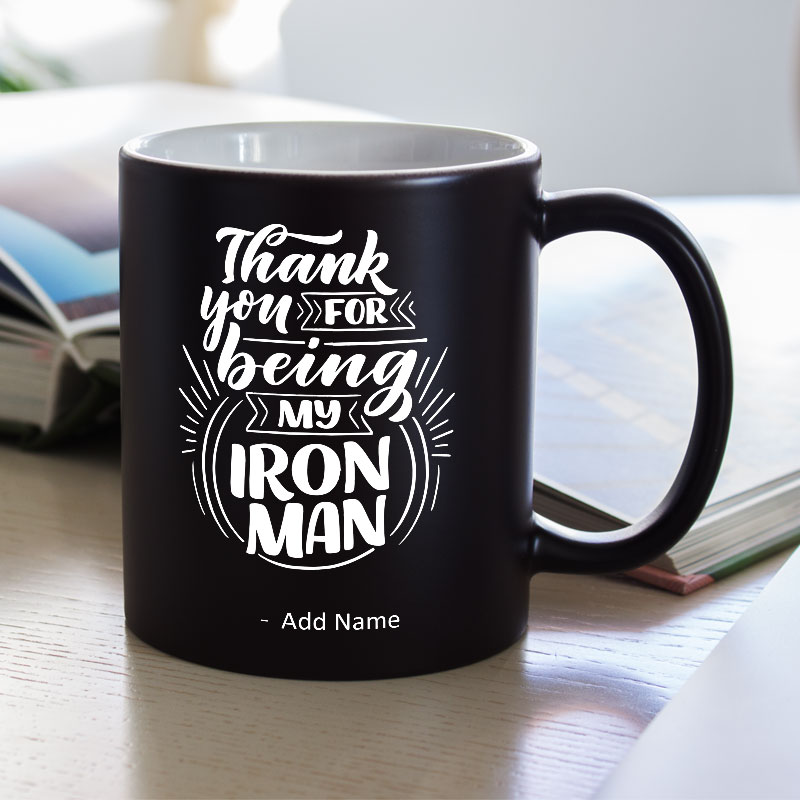 Thank for being a Iron Man Photo Mug