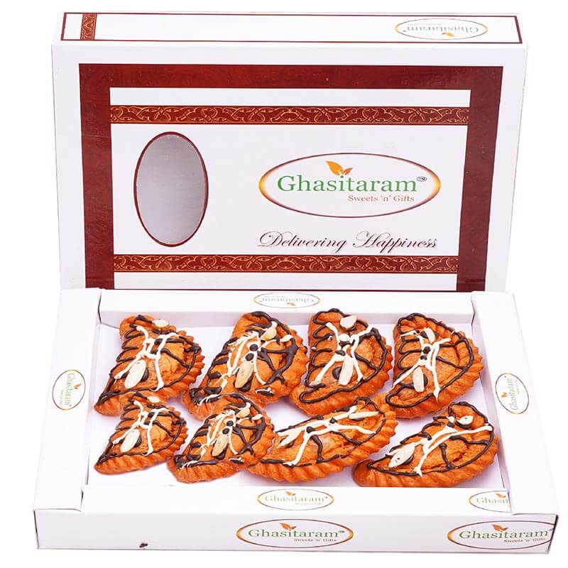 Orange Flavoured Gujiya 400 gms