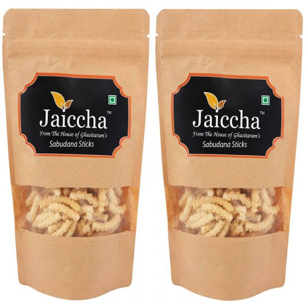 Sabudana Sticks 400 gms in Brown Paper Pouch