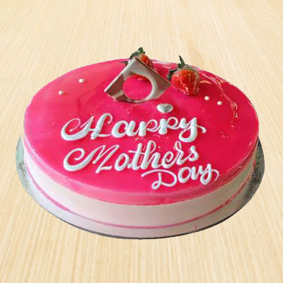 Glazy Five Star Strawberry Mother's Day Cake