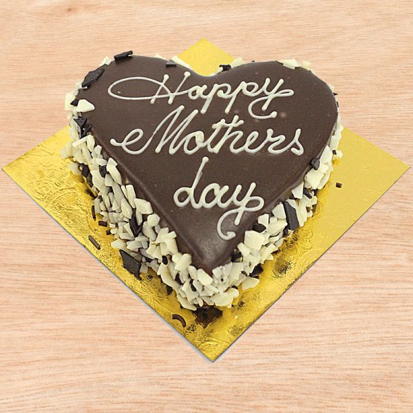 Five Star Heart Chocolate Mother's Day Cake