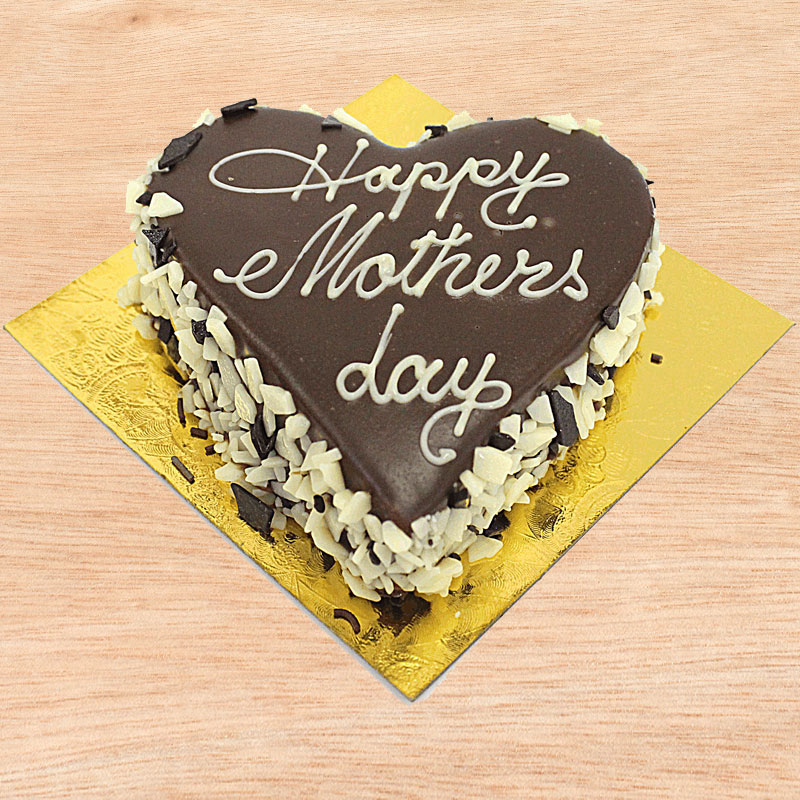 Five Star Heart Chocolate Mother’s Day Cake