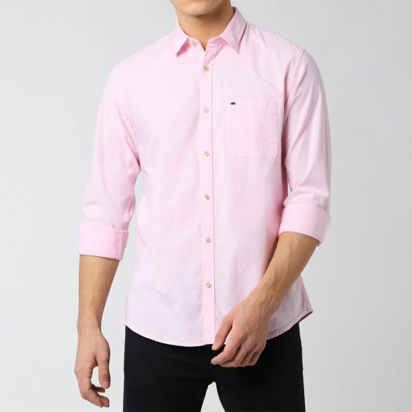 Pink Peter England Shirt