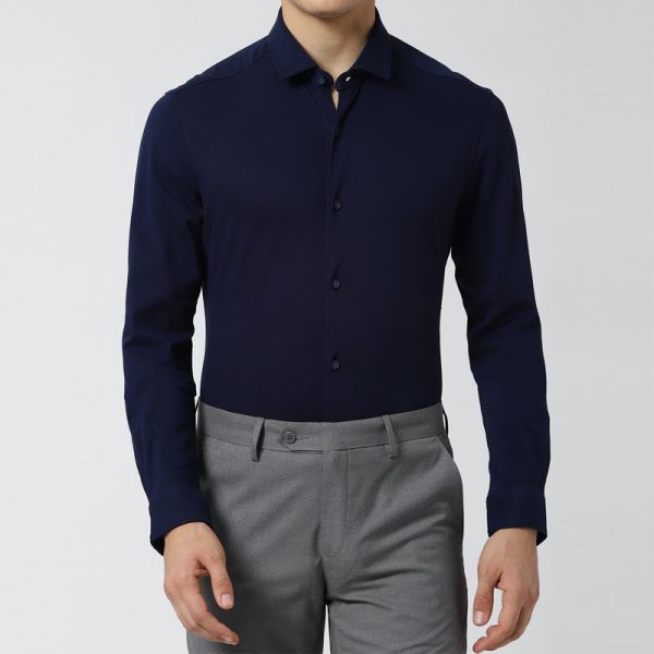 Parx Black Full Sleeve Shirt
