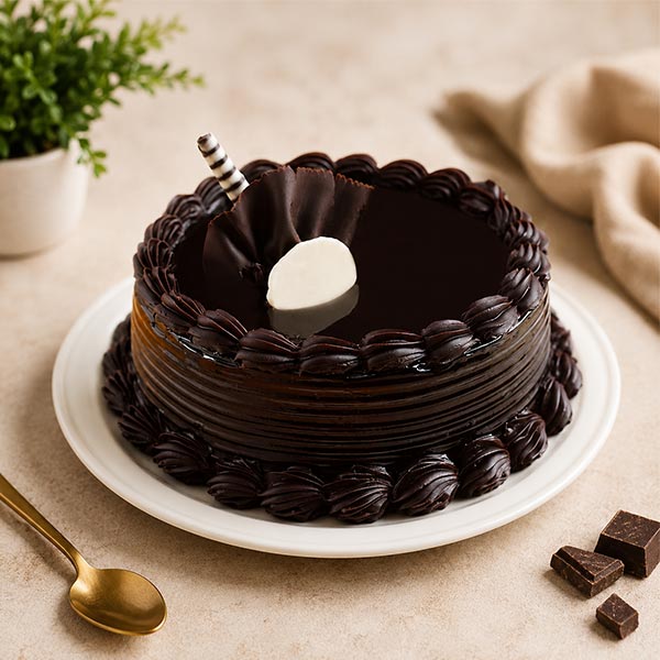 Chocolate Truffle Eggless Cake