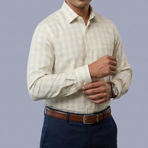 Park Avenue Slim Fit Check Full Sleeve Shirt