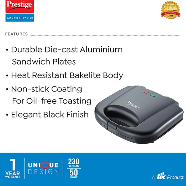 Prestige Grill Sandwich Toaster