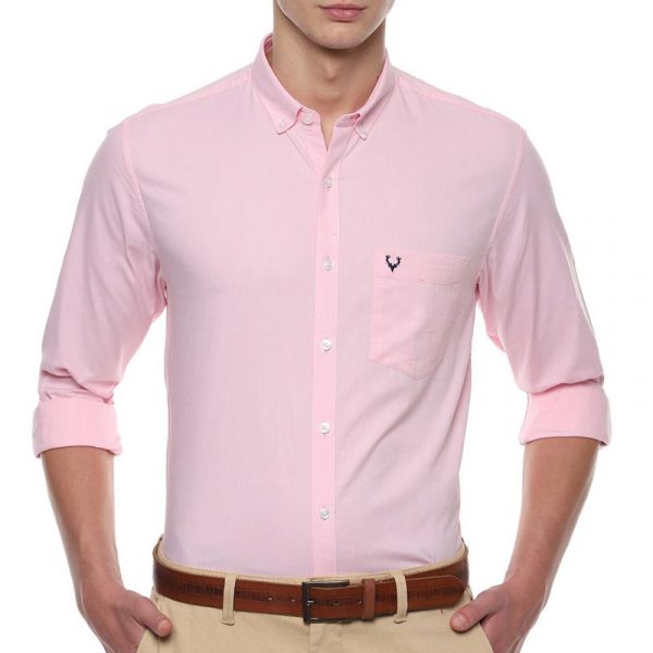 Pink Coloured Allen Solly Shirt