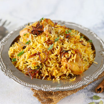 Hyderabadi Chicken Biryani