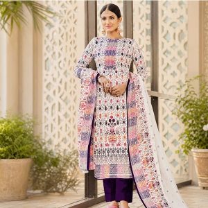 Glam Printed Cotton Salwar Suit