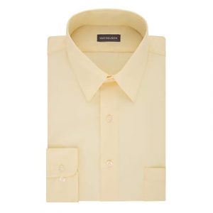 Van Heusen Light Yellow Full Sleeve Shirt