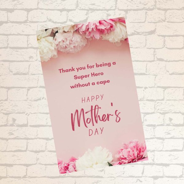 Mom you Deserve the Best Chocolate Hamper wishcard