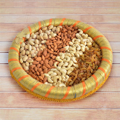 1Kg Assorted Dry Fruits Tray